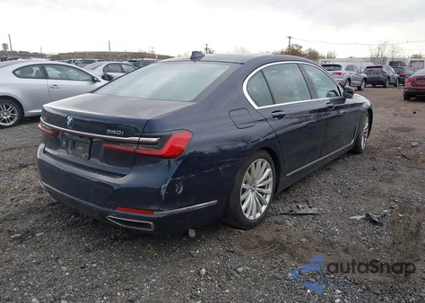 2020 BMW 740I xDrive из США, поврежденный, VIN WBA7T4C00LGF97347